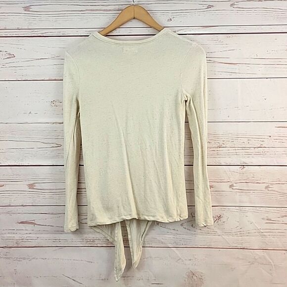 Madewell Soundcheck Side Tie Tee- Size XS - Picture 3 of 9